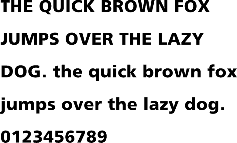 Frutiger 75 black font